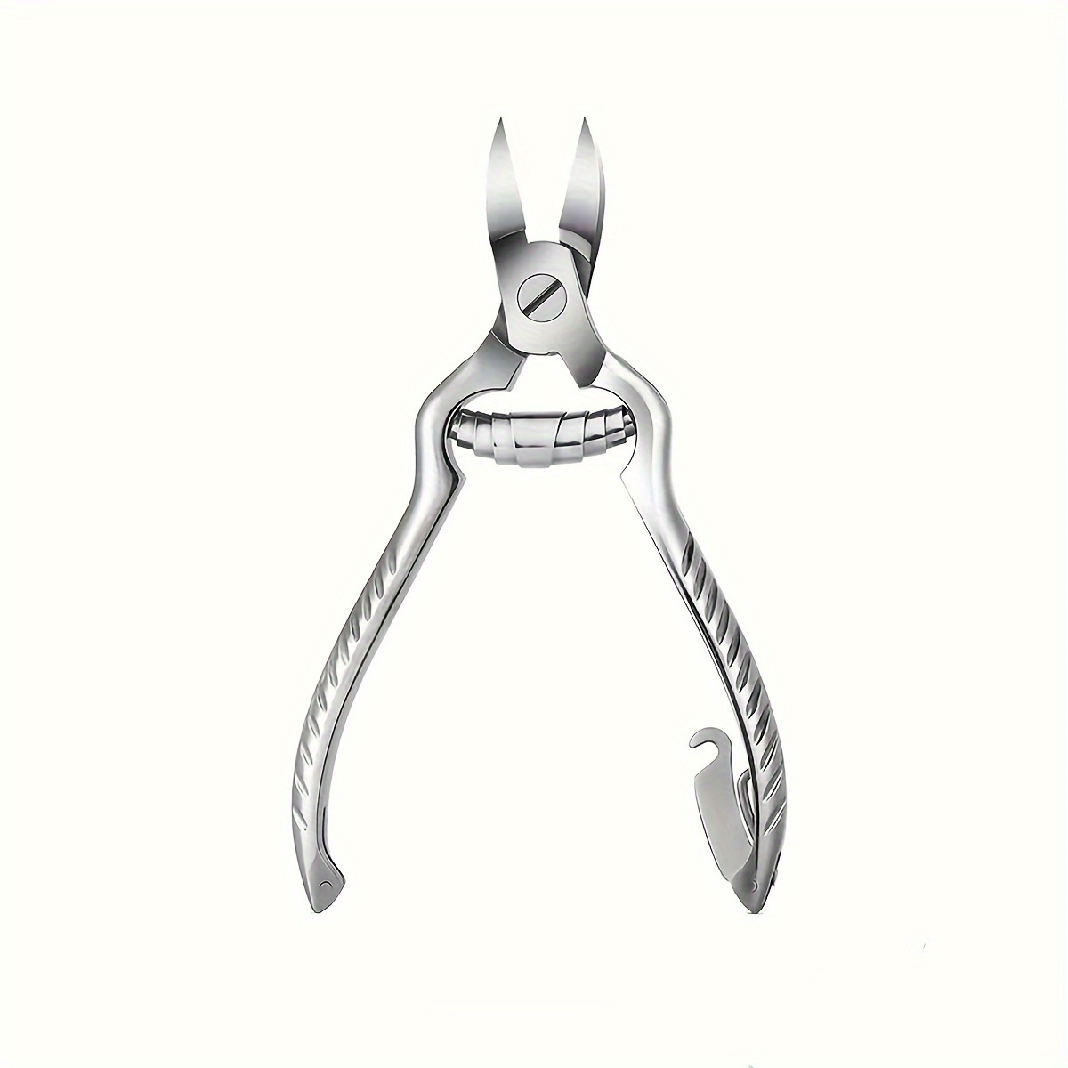 

1pc Stainless Steel Nail Clipper, Large Size For Toenails, Men And Women