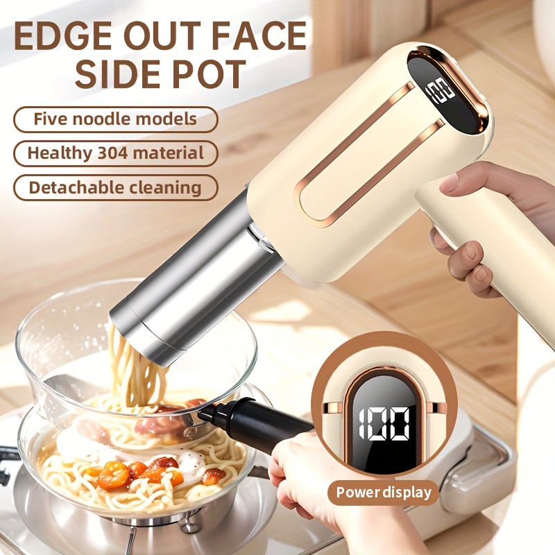 1pc pasta wireless 5 molds usb rechargeable tool use abs 1l battery details 3