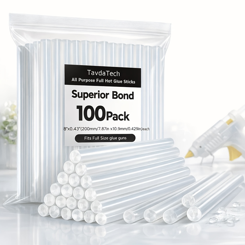 Temu – TEMU 82pcs/400pcs/600pcs Janchun Mini Hot Melt Glue Sticks – Large Capacity Pack, Compatible With Most Glue Guns, High-strength Clear Adhesive Glue