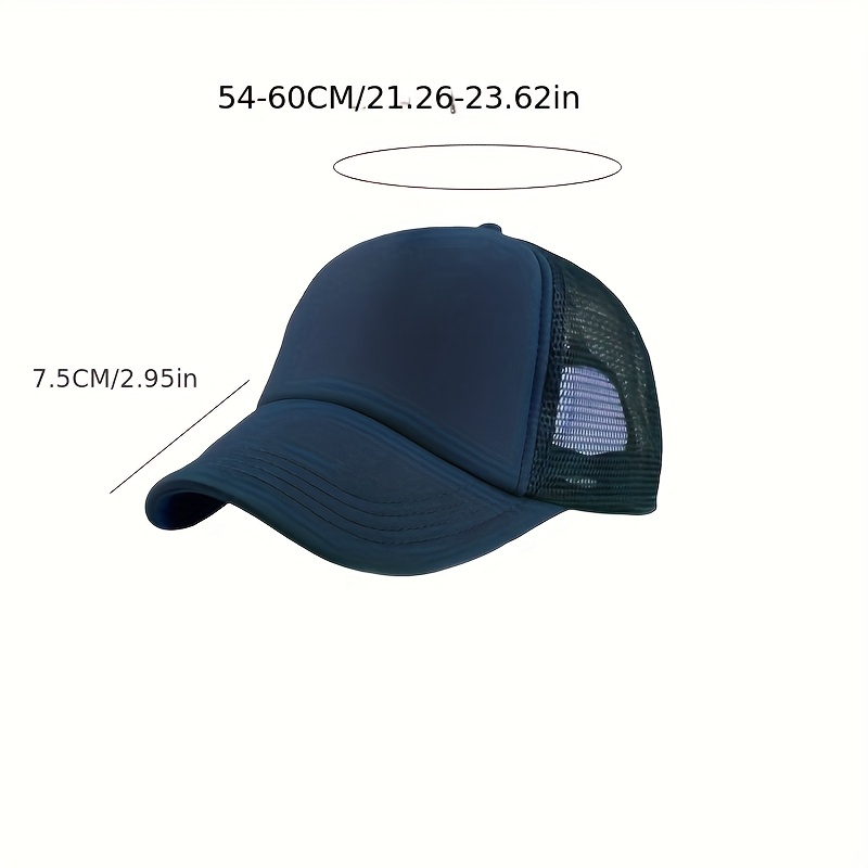 12pcs Custom DIY Pattern Printed Mesh Baseball Caps, Fashionable Style