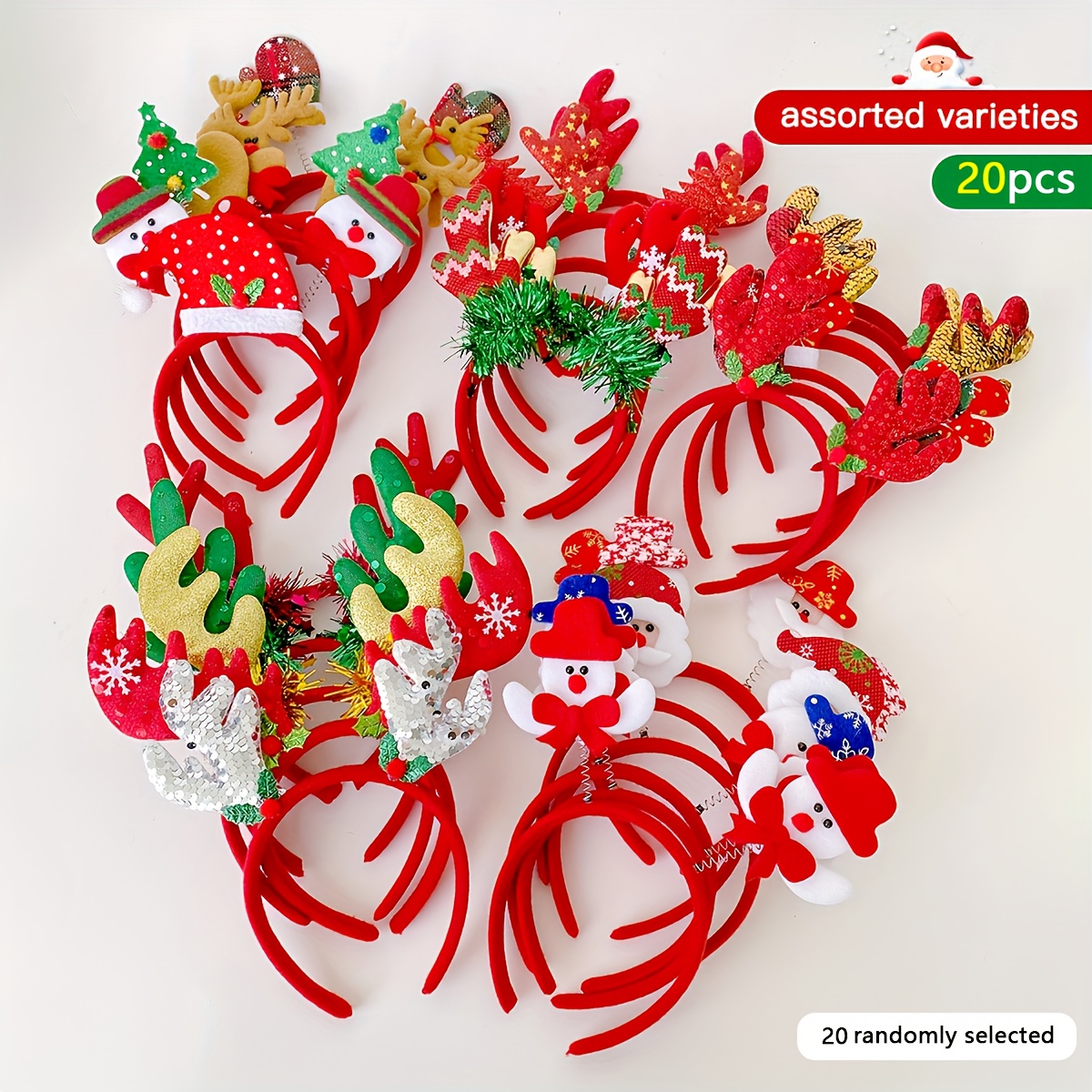 

20- Christmas - Assorted Headbands Decorations, ,