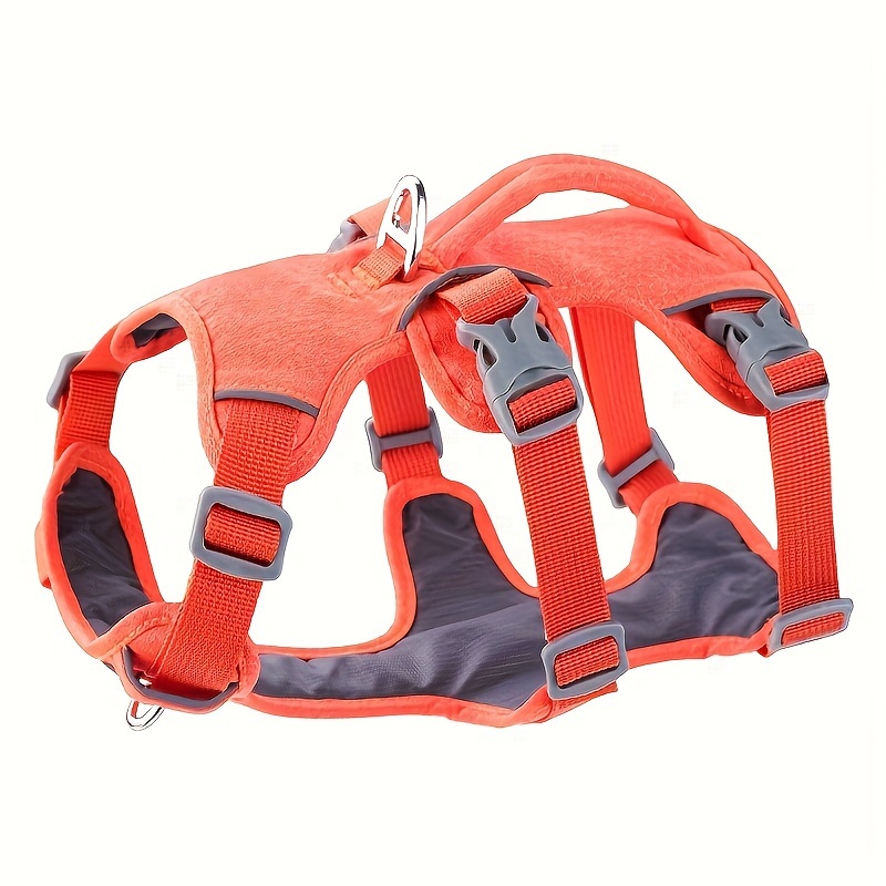 E-shop Medium-Großes Fluchtsicheres Hundegeschirr, No-Pull-Griff Verstellbare Haustierweste mit - und Rückenclips für Spaziergänge und Training