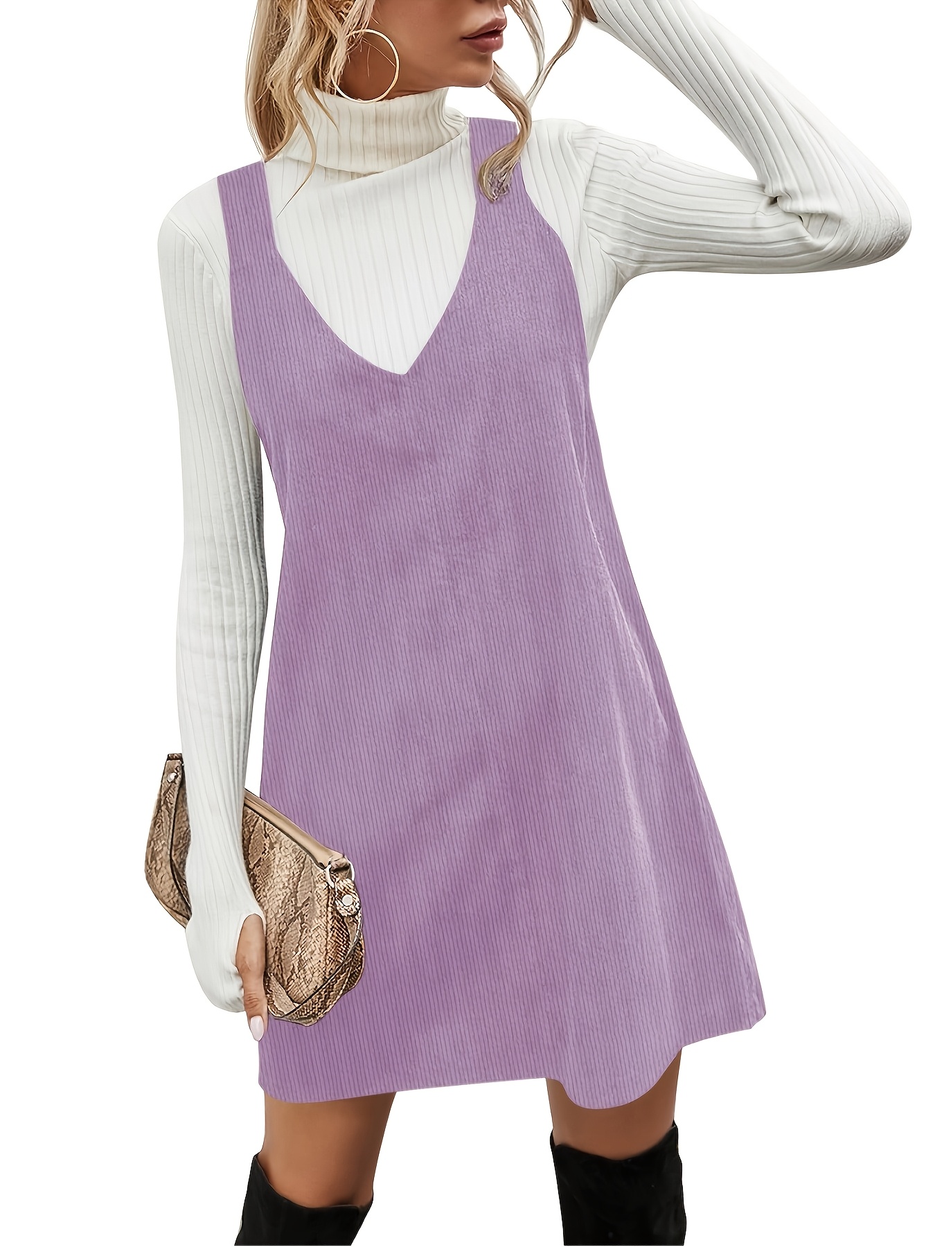 white christmas dresses Elizabeth Overall Dress in Ivory Charcoal main image 0