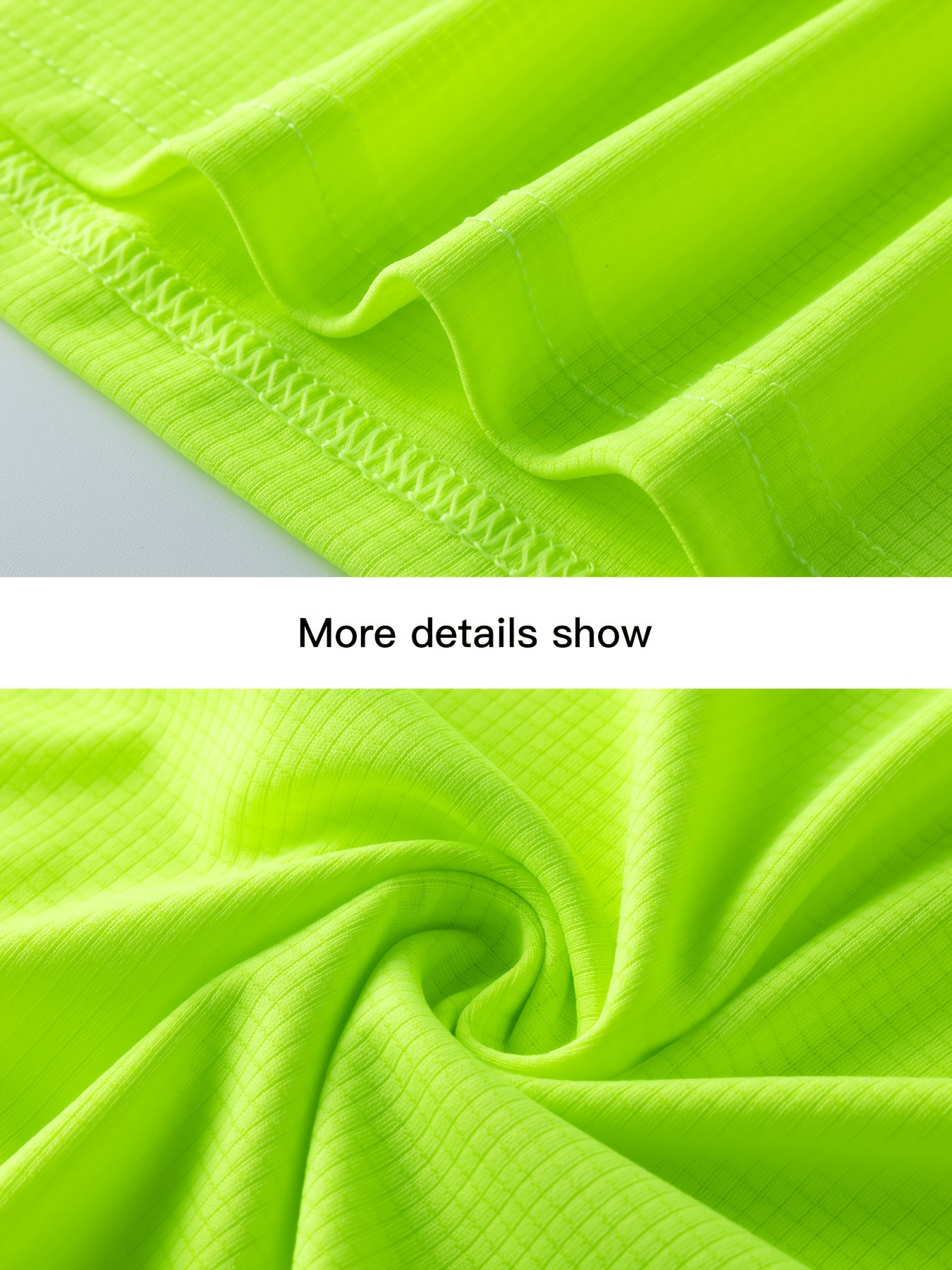 Men's Quick-Dry Athletic T-Shirt - Neon Green Workout Shirt, Lightweight Moisture-Wicking Gym Top for Running, Training, Casual Wear - Breathable Athletic Apparel, Sleek Design, Lightweight Construction