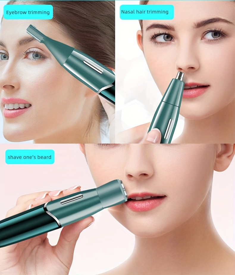 4 in 1 electric shaver charging type womens hair removal instrument bikini body hair trimmer nose hair trimmer electric eyebrow shaver multifunctional shaver Product details 4