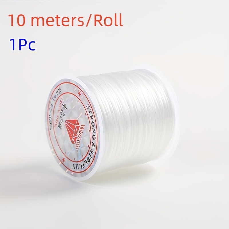 1/12pcs (small ) Elastic String 0.8mm Thin For Making, Beading, Bracelets, Necklaces, Threads & Party Balloon Decorations - Cord For Crafting, Stretchable Cord For Bracelet & Necklace