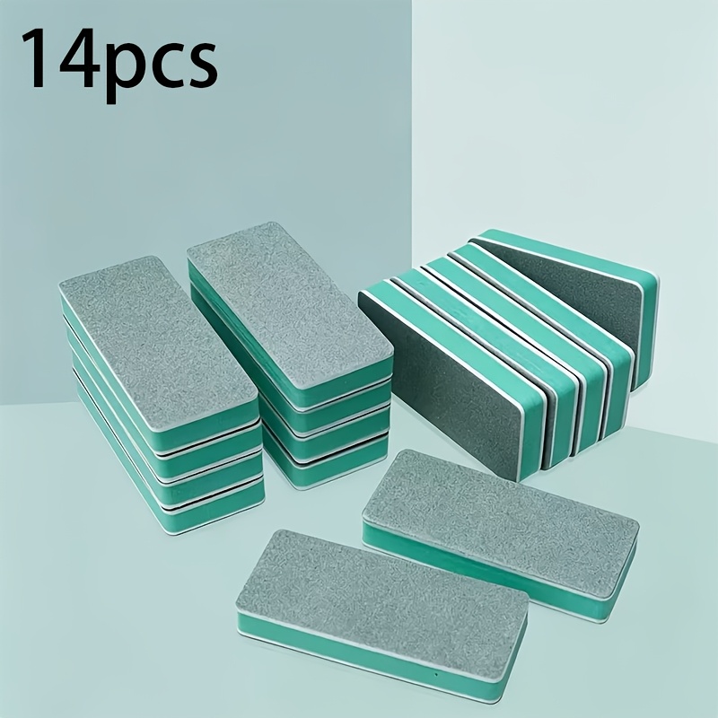 TEMU 14pcs Magic Limescale Eraser Cleaning Brushes—multi-functional Cleaning Tools For Bathroom Glass, Mirrors, And Shower Tiles; Powerful Removal Of