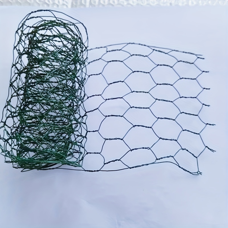 1pc Lightweight Hexagonal Chicken Wire Mesh Roll - Waterproof Metal Craft Netting For Floral Arrangements & Wedding Decor