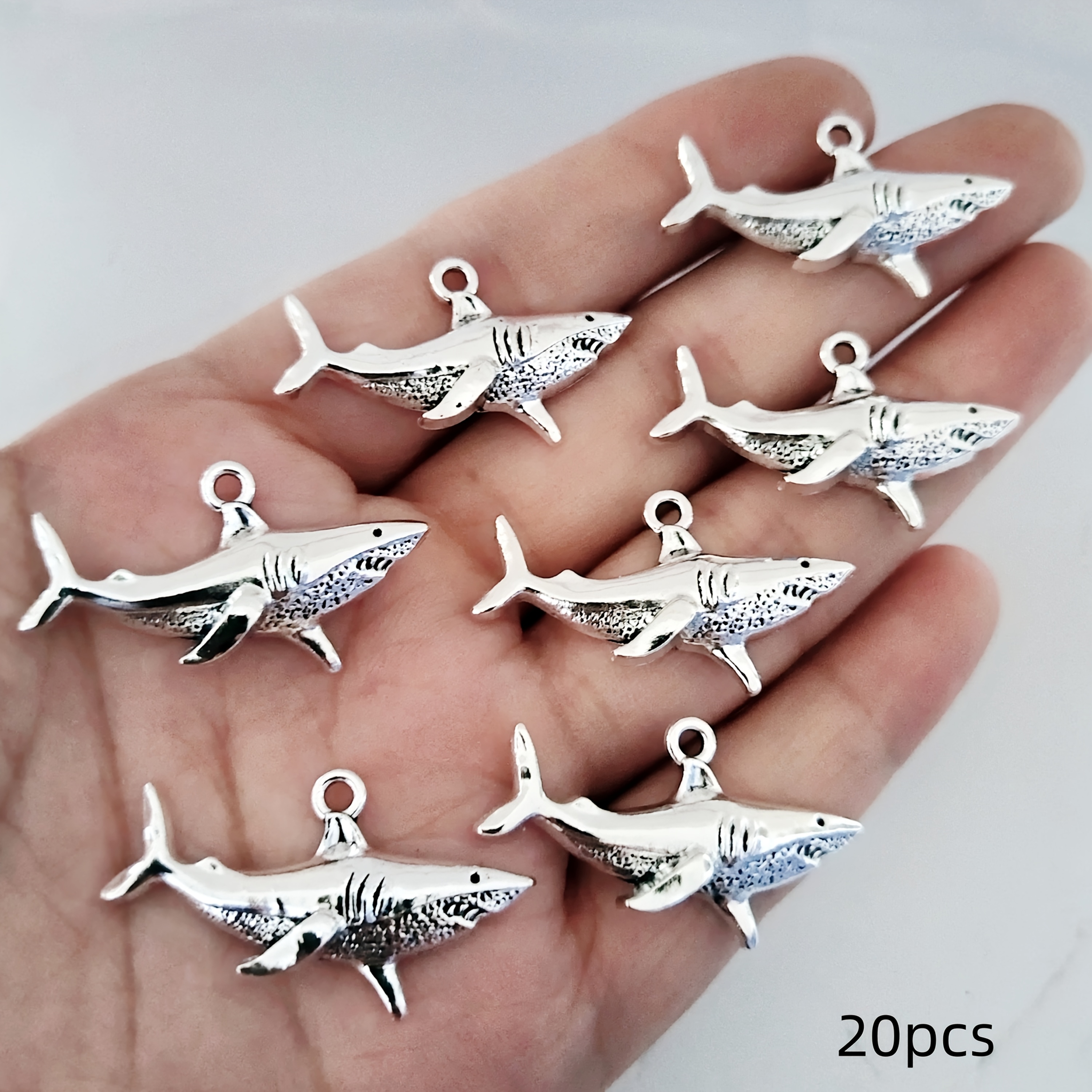Image of 20pcs Shaped Pendants - Jewelry Making Supplies Pendant Very Suitable For Necklace Earrings And S Handmade Additions