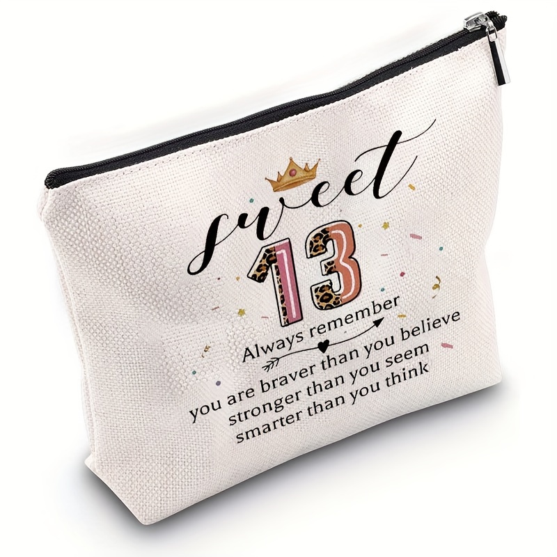 

Birthday Gift: Adorable Travel Makeup Bag, Perfect For Organizing Your Essentials - Suitable For 13-year-olds