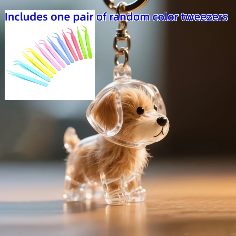 TEMU 1pc de recolección de pelo de mascotas transparente, Regalo aleatorio de 1 ud. Pinzas, Colgante de recolección de pelo de perro, Ornamento de