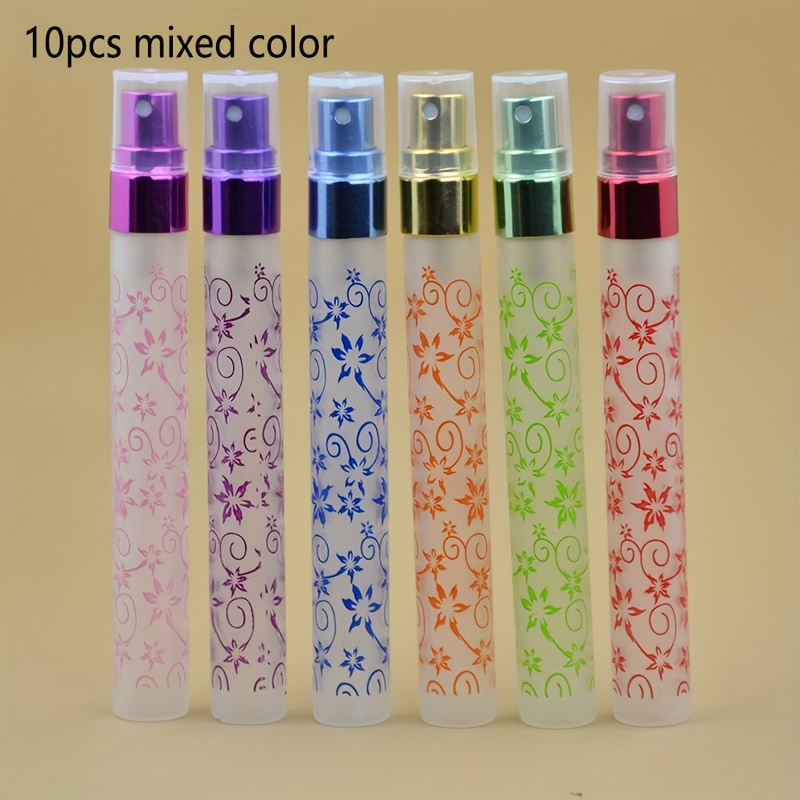 mixed color perfume bottle frosted printed perfume glass Temu