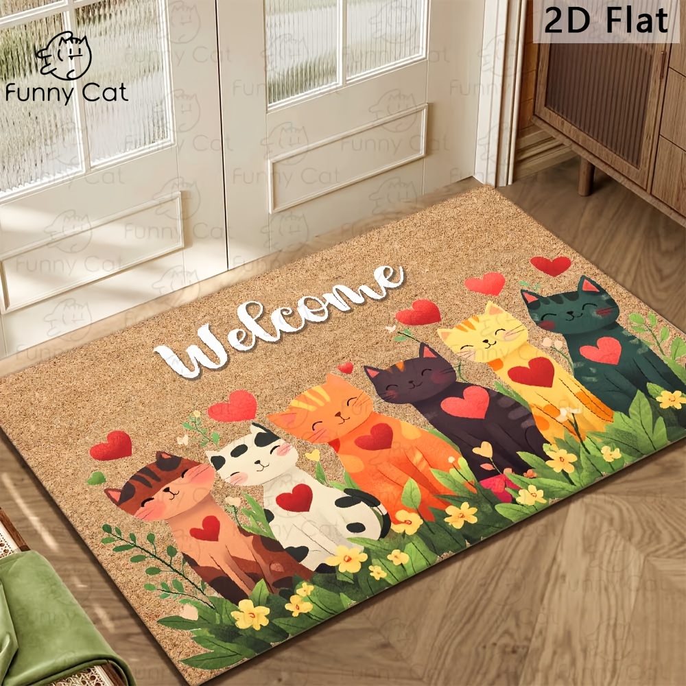 cat door mat sold on Temu United States