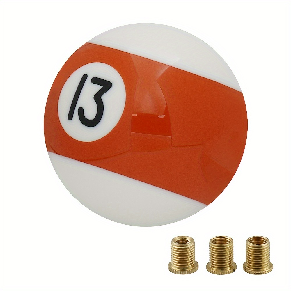 SNOOKER BALL SOLID RED POOL BILLIARD MAKE GEAR SHIFTER SHIFT KNOB - Foto 2