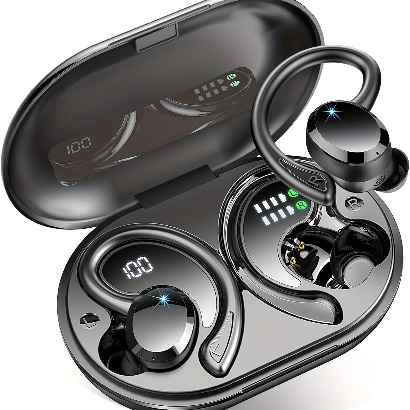 

Q38 Wireless Earbuds Earbuds, 2024 Wireless 5.3 Earbuds 3d Headworn Earbuds, 48 Hour Earloop Earbuds Reduction , Suitable For //gym