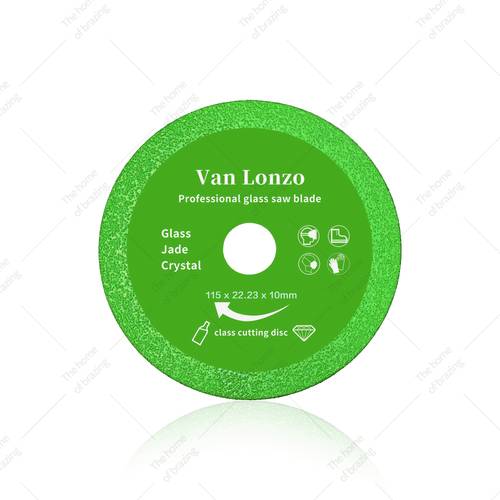 1 3pcs green brazed glass cutting disc professional precision abrasive wheel for porcelain tile and glass