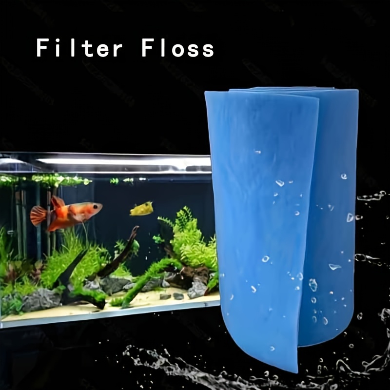 

Floss For Aquariums, Wet/dry Adhesive Media Mats, Suitable For Freshwater & Marine Tanks, Fish-friendly, Uncharged, Essential Aquatic Equipment