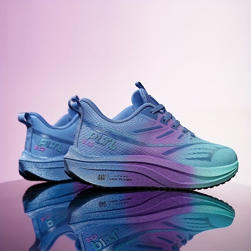 women's lightweight breathable running shoes gradient mint Temu - Main Image