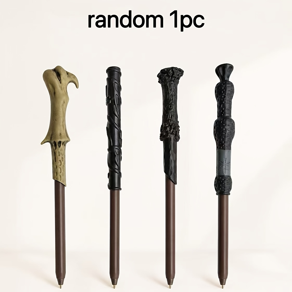 TEMU Random 1pc Harry Potter Series Ballpoint Pens, , Suitable For Halloween, Christmas, And Birthday Gifts, Student Rewards