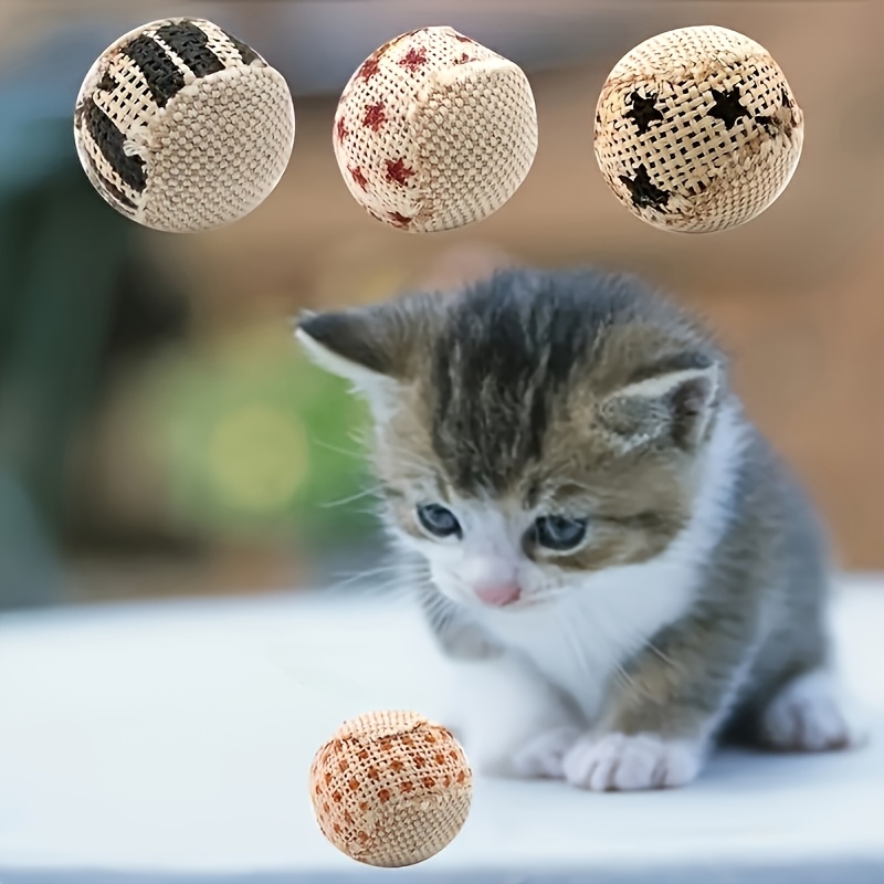 Interactive Cat Toy with Sound, Chase Ball