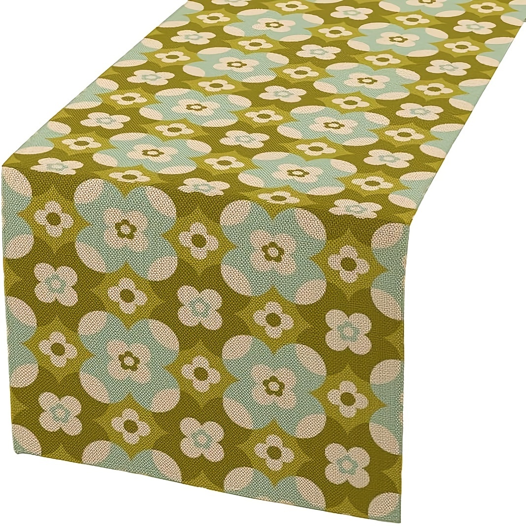 

Mid- Table - 1pc, 100% Rectangle Tablecloth, For , , , Decor