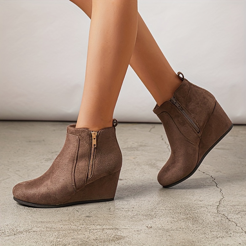 Botines Mujer Tobillo CHATTAWAK 18 Mastataupe38, Botas Cortas Al Tobillo Mujer, Marrón, 38 EU Calzado Mujer Talla 37