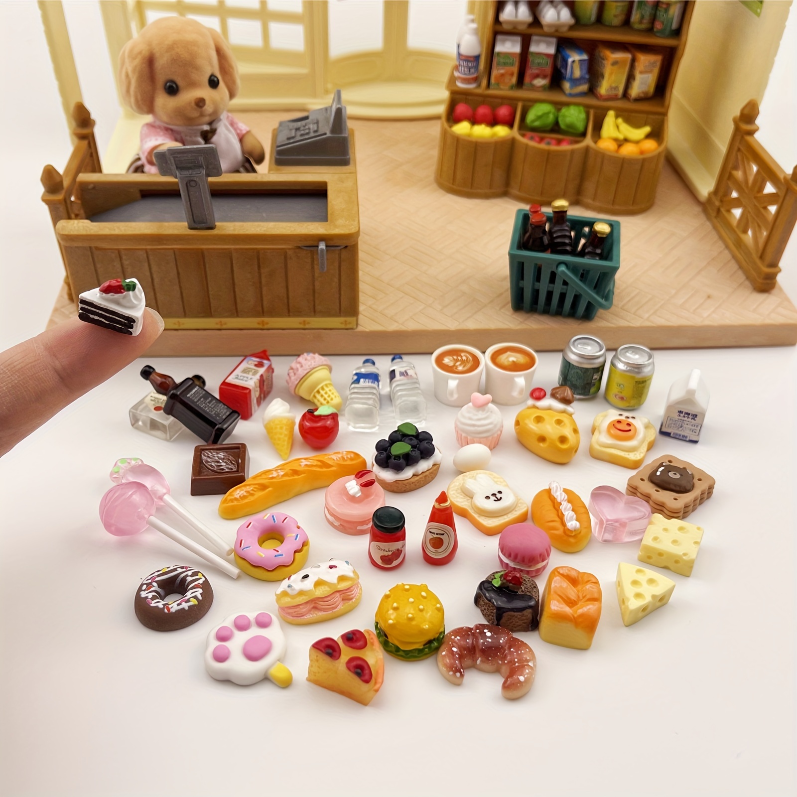 

Simulation Mini Food Play Miniature Food Toy Play House Toy Dollhouse Accessories Kids Toys