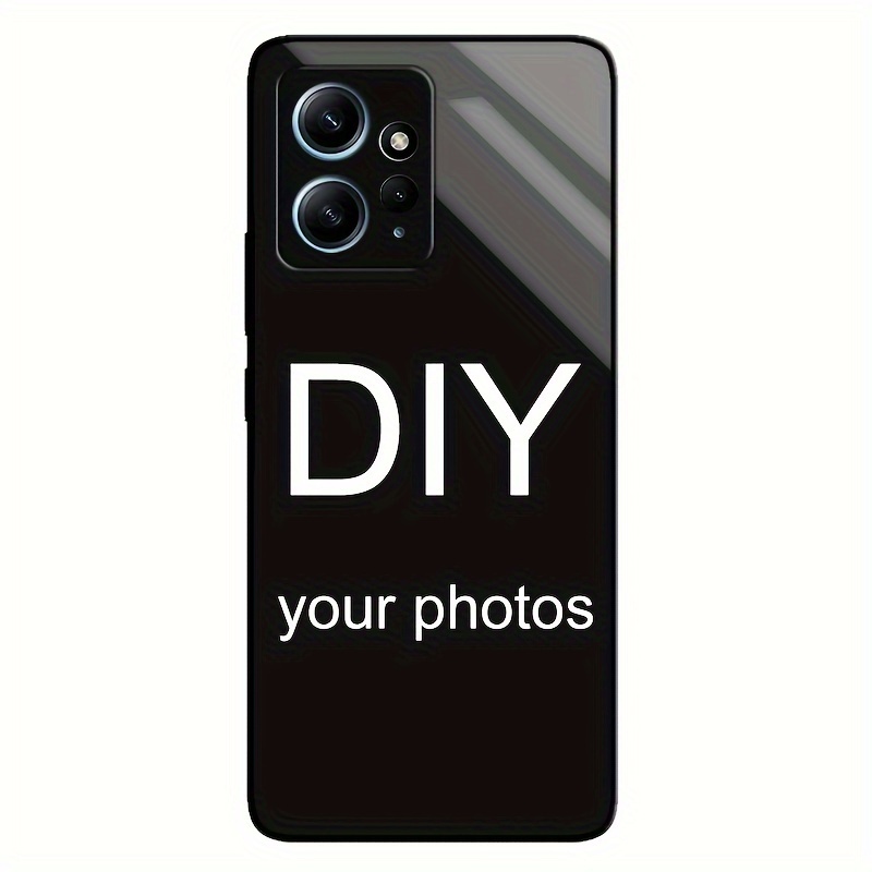TEMU Phone Case - Customized Phone Case Pattern Suitable For Redmi Note 14 Pro  /s/4g/5g/note13/note12 Diy Couple Parent- Photos Plexiglass Gloss