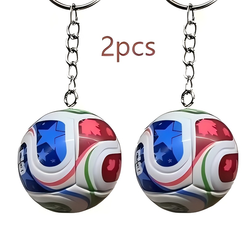 2026 Football Commemorative Keychain Fans Mascot Hanging Cute Gift Sports Fans Pendant