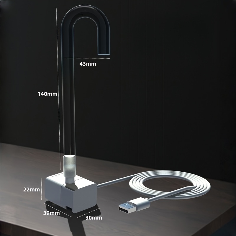 TEMU Aquarium Circulation Pump With Elbow Pipe, Suitable For Small Aquarium Water Purification And Filtration, And As A Cat Water Dispenser