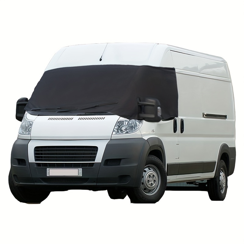 

For Relay Rv Frost Guard With Buckle Closure, Thickened 600d Oxford Fabric Sunshade Cover For Motorhome Front Window