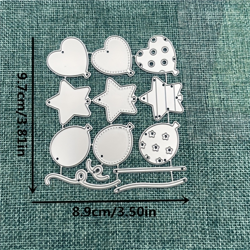 Balloons Metal Cutting Dies Stencil Template Die Cut Scrapbooking Embossing Dies Art Decoation Craft Knife Mold