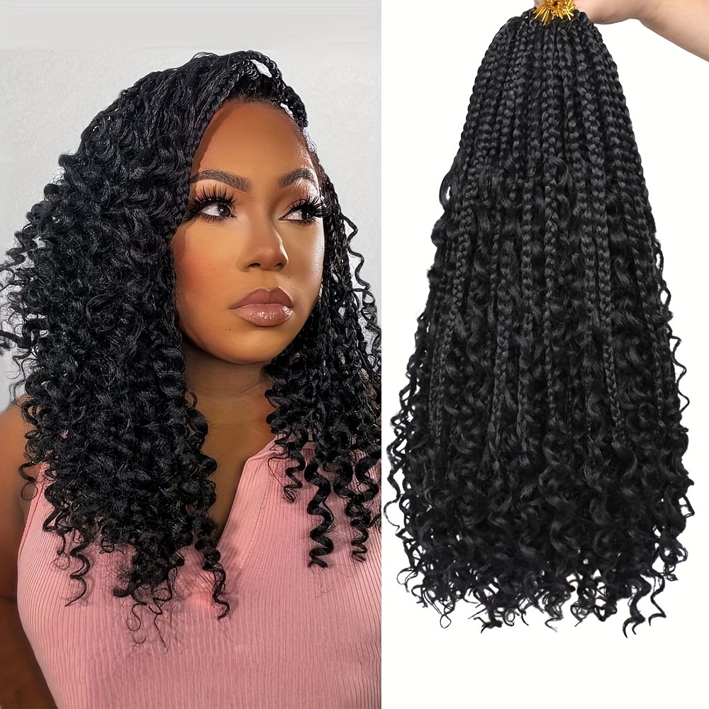 Chomy bouncy curls knotless braid wig 24” – Braidsculture