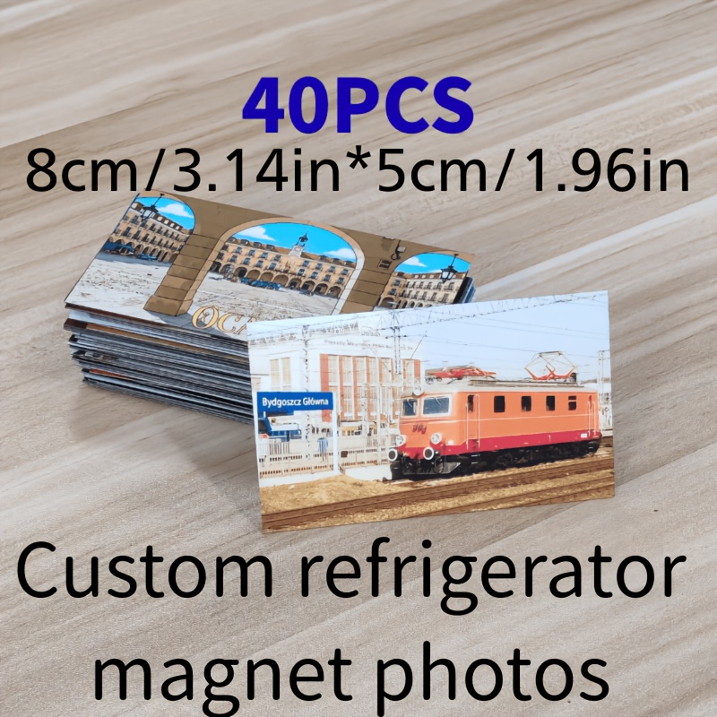 TEMU Custom Photo Magnets, Personalized Photo Fridge Magnets, Custom Printed Photo Magnets, Corporate Promotional Fridge Magnets, Agent Advertising