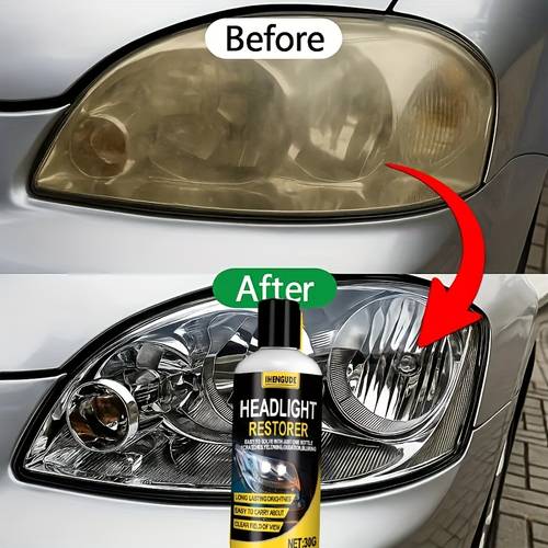 professional car headlight restorer removes yellowing oxidation and lens polishing and grinding materials headlight brightness grinding and polishing