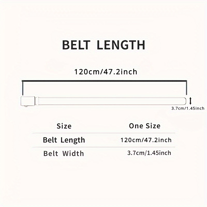 Quick-Drying Nylon Belt for Men with Plastic Buckle