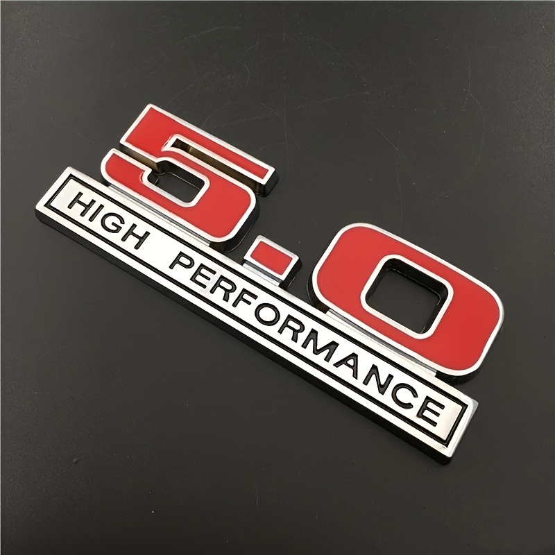 

1pc Universal Fit .0 Emblem, Stylish Functional Trunk Badge, For Car Fender - Side Panel Decal, For All Vehicle Types