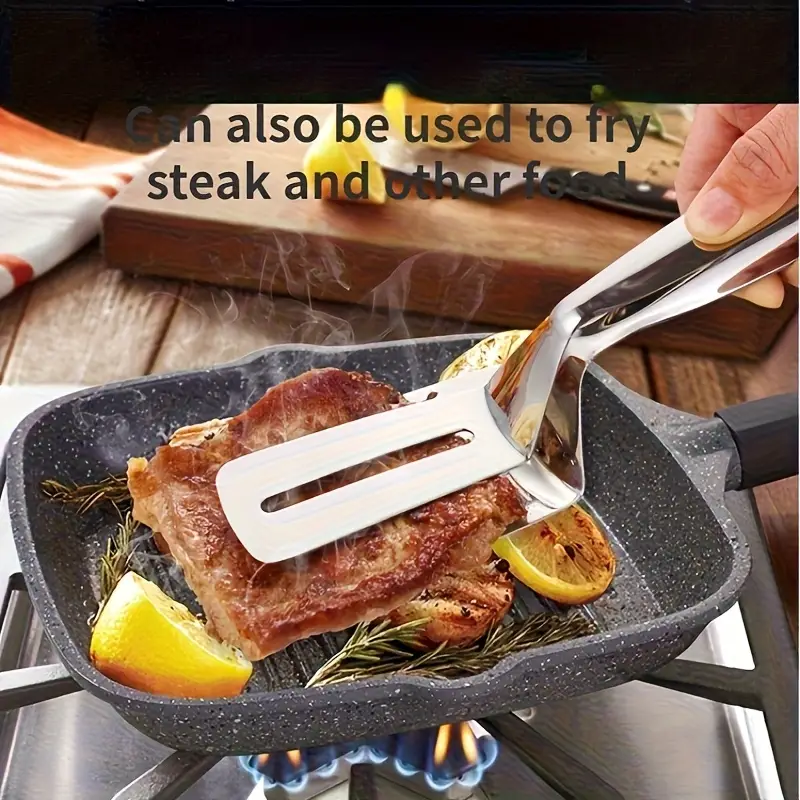 forțe de oțel inoxidabil pentru pește și carne, multifuncționale pentru grătar, prăjituri și pâine cu mânere antiderapante | potrivite pentru bbq coreean, pește prăjit  . | ustensilă esențială în bucătărie | structură din oțel inoxidabil, compatibile cu 11 sărbători Detaliile articolului 6