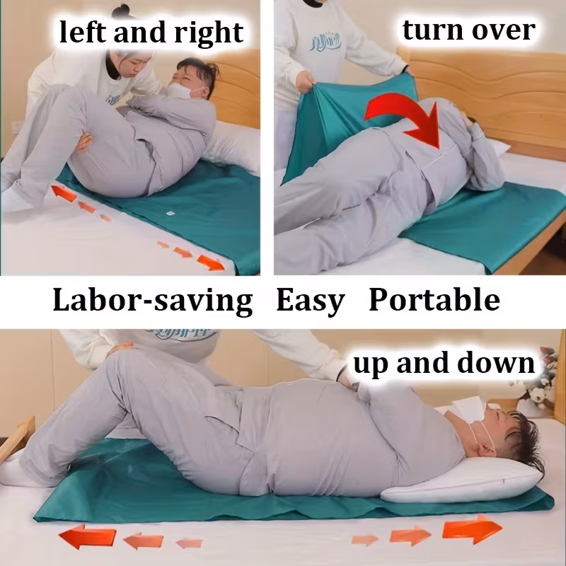 1pc 95 x 75cm slide sheet for elderly bedridden patient lifting sliding washable cloth positioning bed transfer pad Product details 0