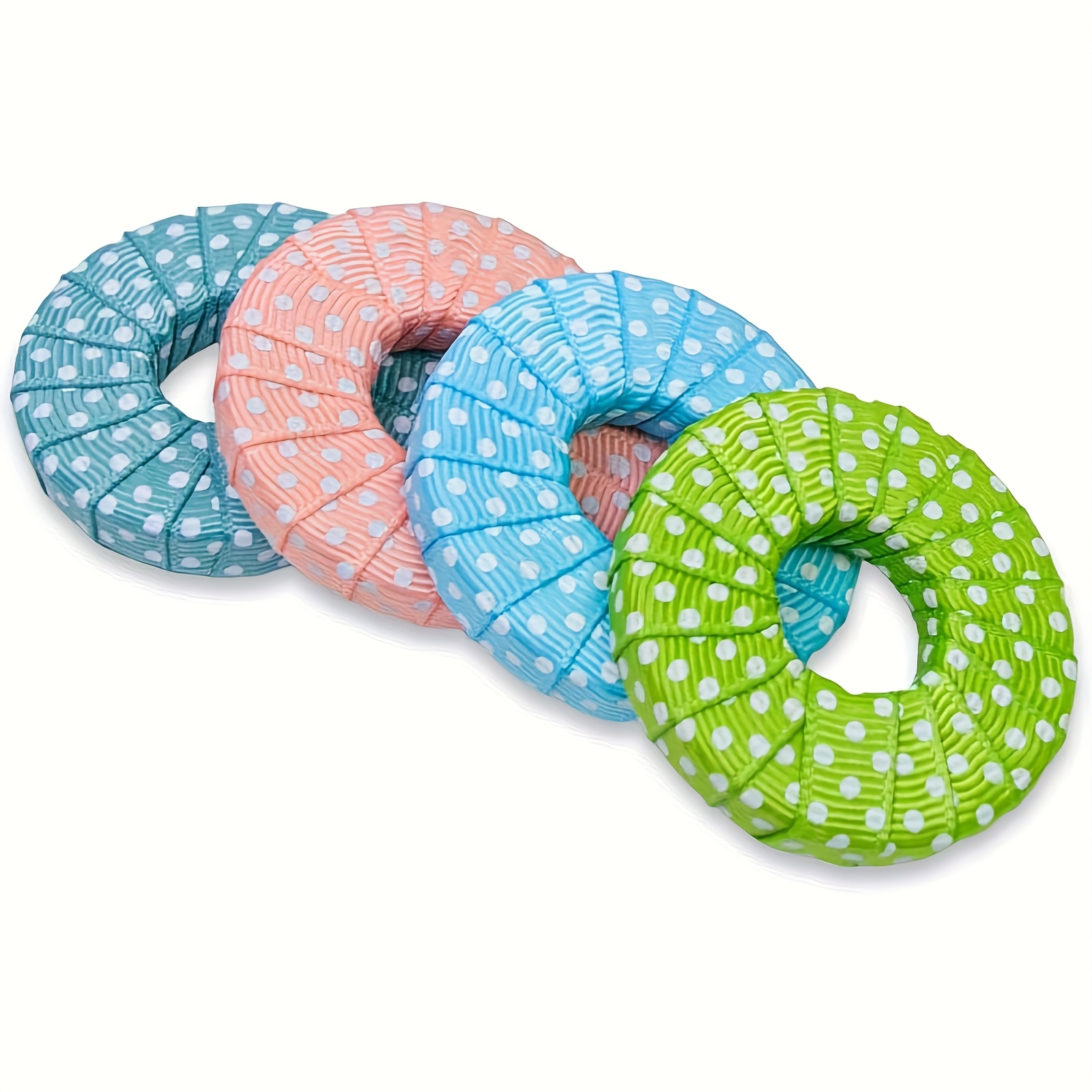 TEMU Set da 4 di Tessuto per Quilting e Appliqu矇 �� Metallo e Tessuto Resistente, Colori Assortiti, per Creazione di Modelli, Costruzione di Indumenti