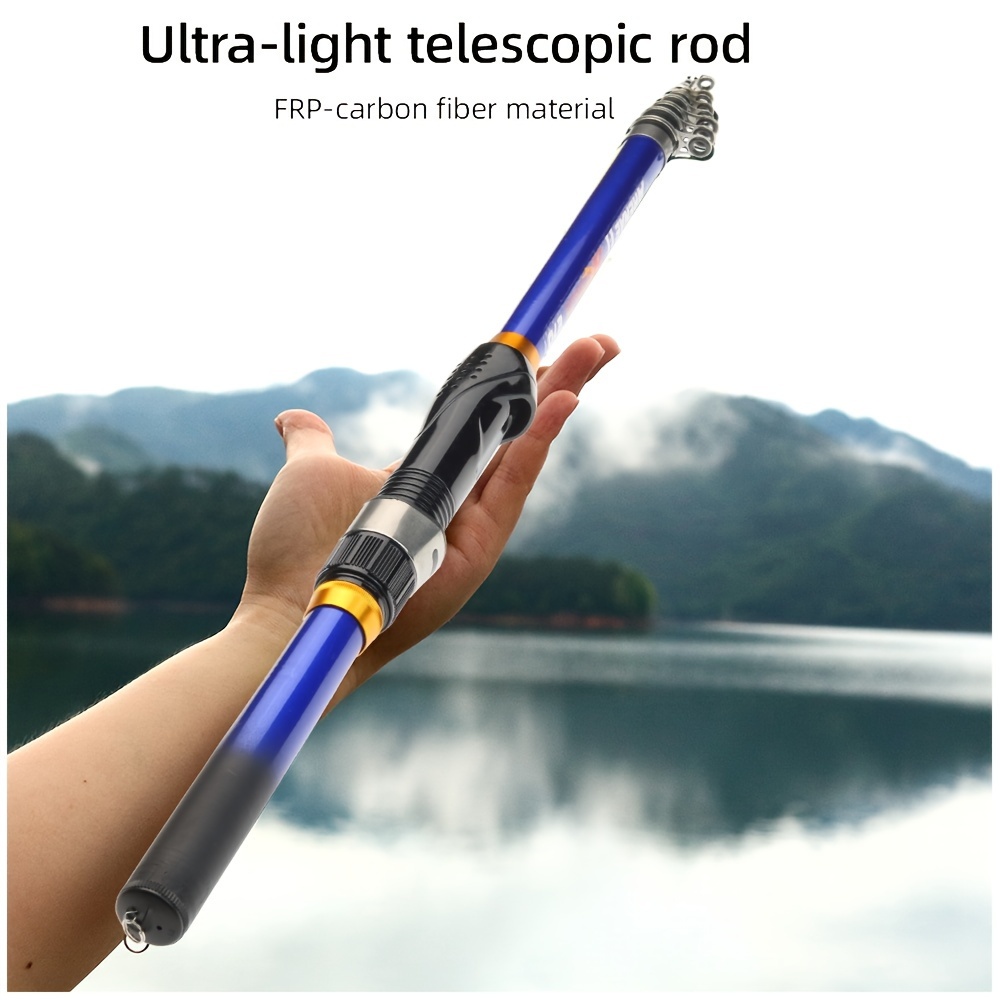 

Josby Ultra-light Carbon Fiber Telescopic Fishing Rod - Versatile Spinning & Fly Casting, Ideal For Rock, Carp, And Feeder Fishing - Available In Multiple Lengths (5.91ft To 9.84ft)