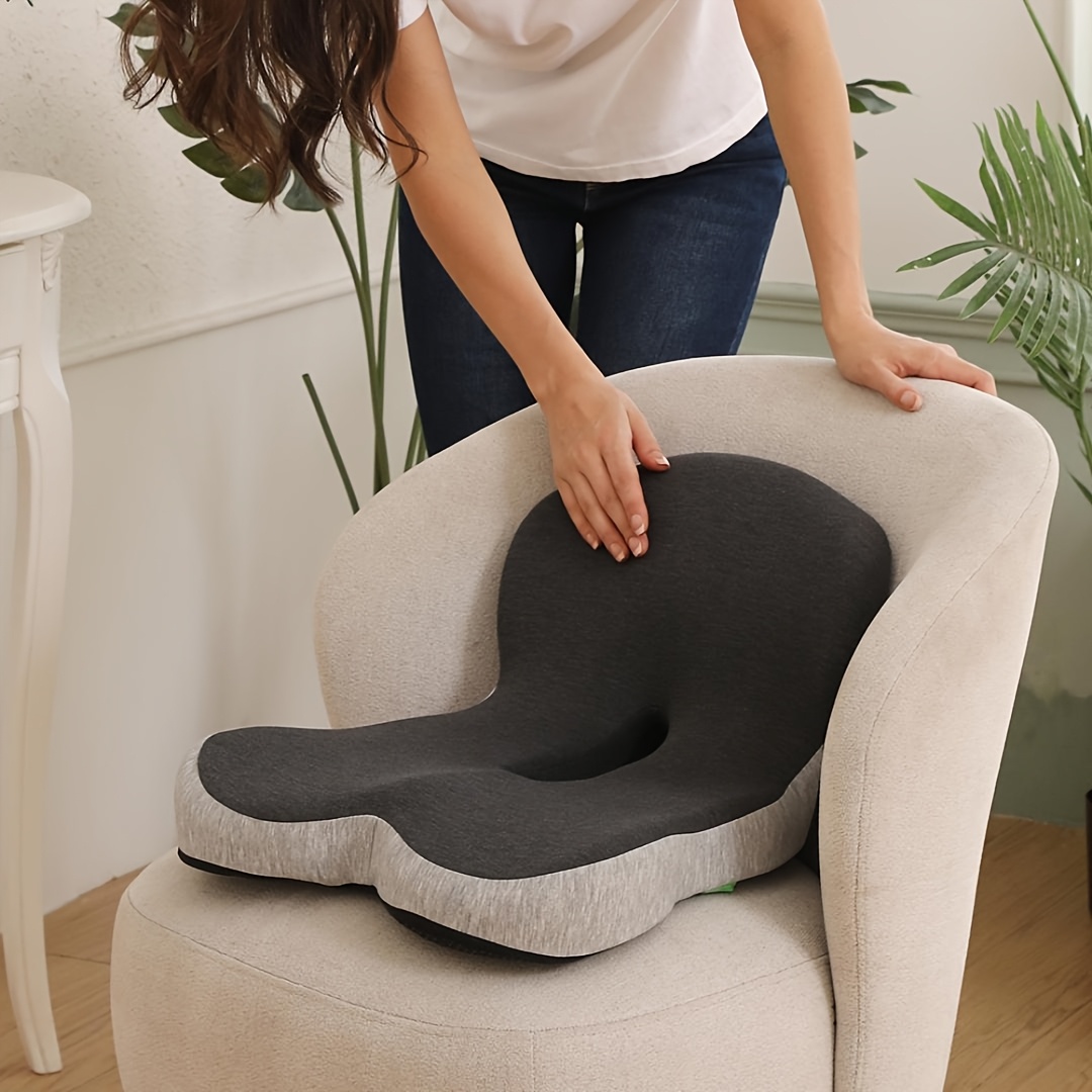 1pc seat cushion ergonomic premium cooling gel lumbar support cushion for car office breathable multicolor mesh backrest soft supportive back support pillow durable washable cushion for long sitting driving and desk work Product details 1
