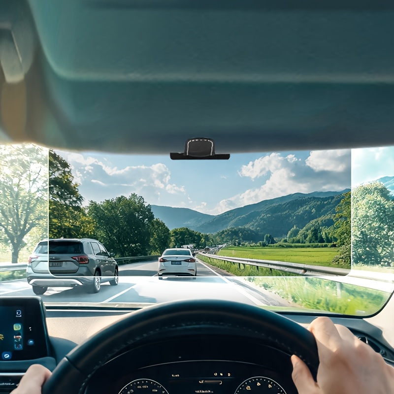 TEMU Pare-soleil de voiture extensible à , protection anti-éblouissement, améliorant le confort de conduite, pare-soleil multifonctionnel pour