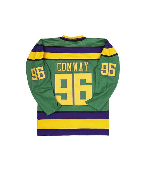 mens green long sleeve casual ice hockey jersey 96 featuring breathable fabric and stylish embroidery for streetwear