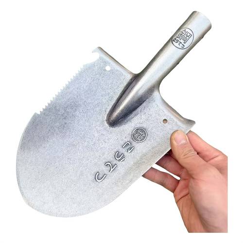 steel shovel golden japanese outdoor thickened steel wood shovel car camping handle