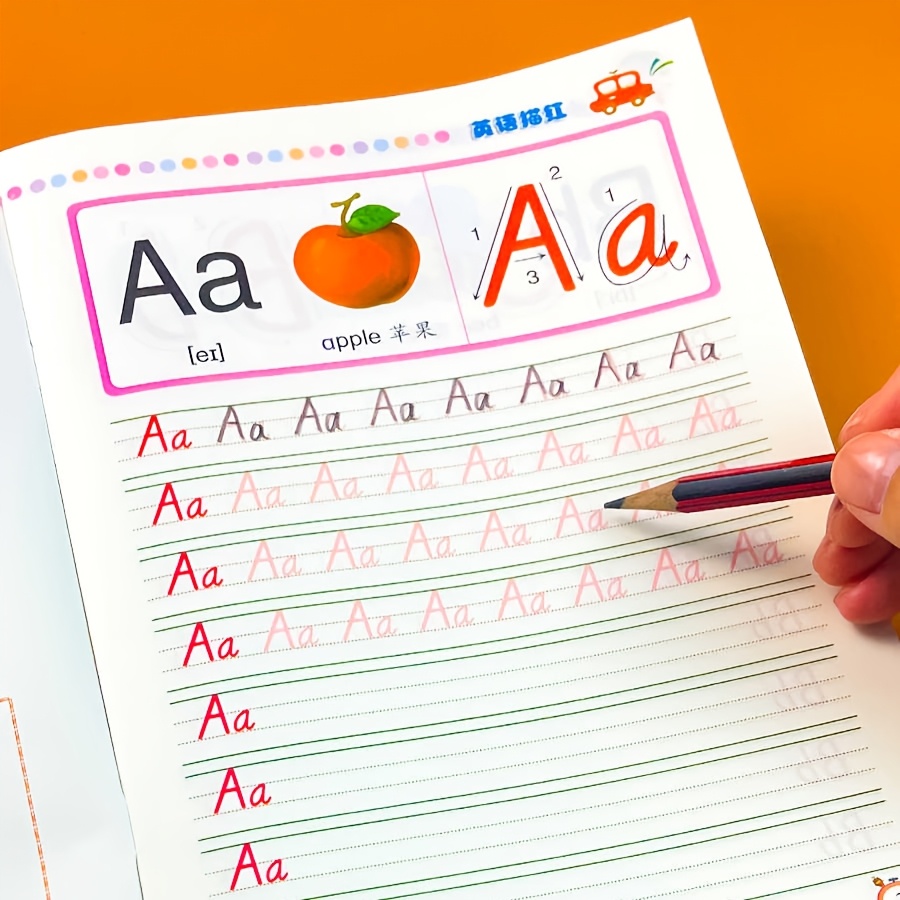 

2 Books In A Set, 0-50 Number Tracing And 26 English Letters Tracing