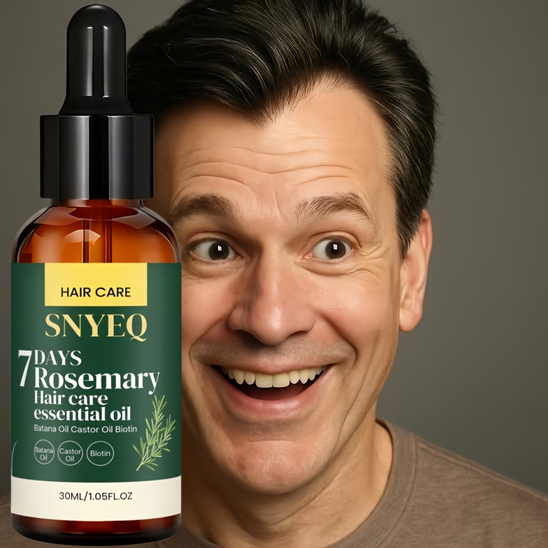 7-in-1 Biotin Hair Oil, Containing Such As Castor Oil And Rosemary, Penetrates The Scalp In 3 Minutes, Protecting Damaged Hair Strands, Strengthening Them, And Thicker, Shinier And Hair.