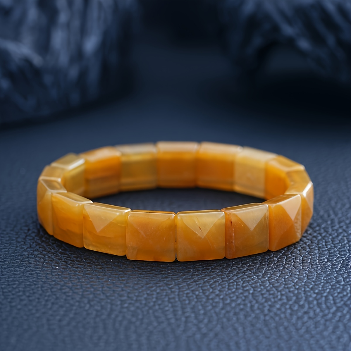 Bohemian Natural Stone Agate Beaded Bracelet for Men and Women