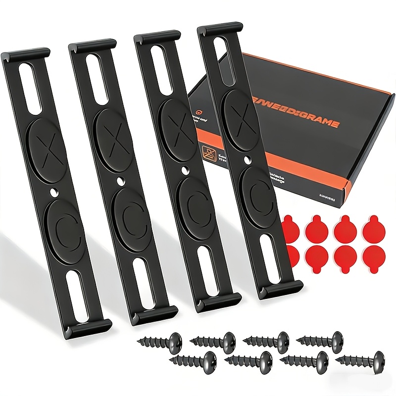1 Set Of 4pcs Eu Standard License Plate Holders, Suitable For 10.92cm Wide Eu And License Plates, Made Of Durable Plastic Material, Strong And Wear-resistant, Not Suitable For License Plates