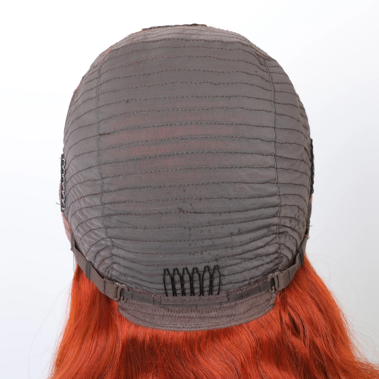 350 ginger human hair lace front wig 13x6 hd glueless wig 200 density body wave 20 38 inch for women of all versatile hairpiece highdensity hairpiece protective hairstyle beauty accessory details 7
